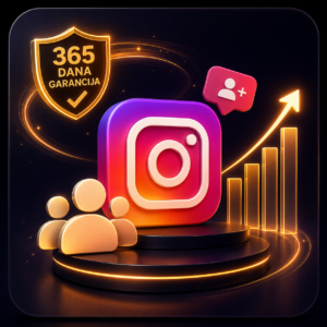 Instagram pratioci sa garancijom 365 dana