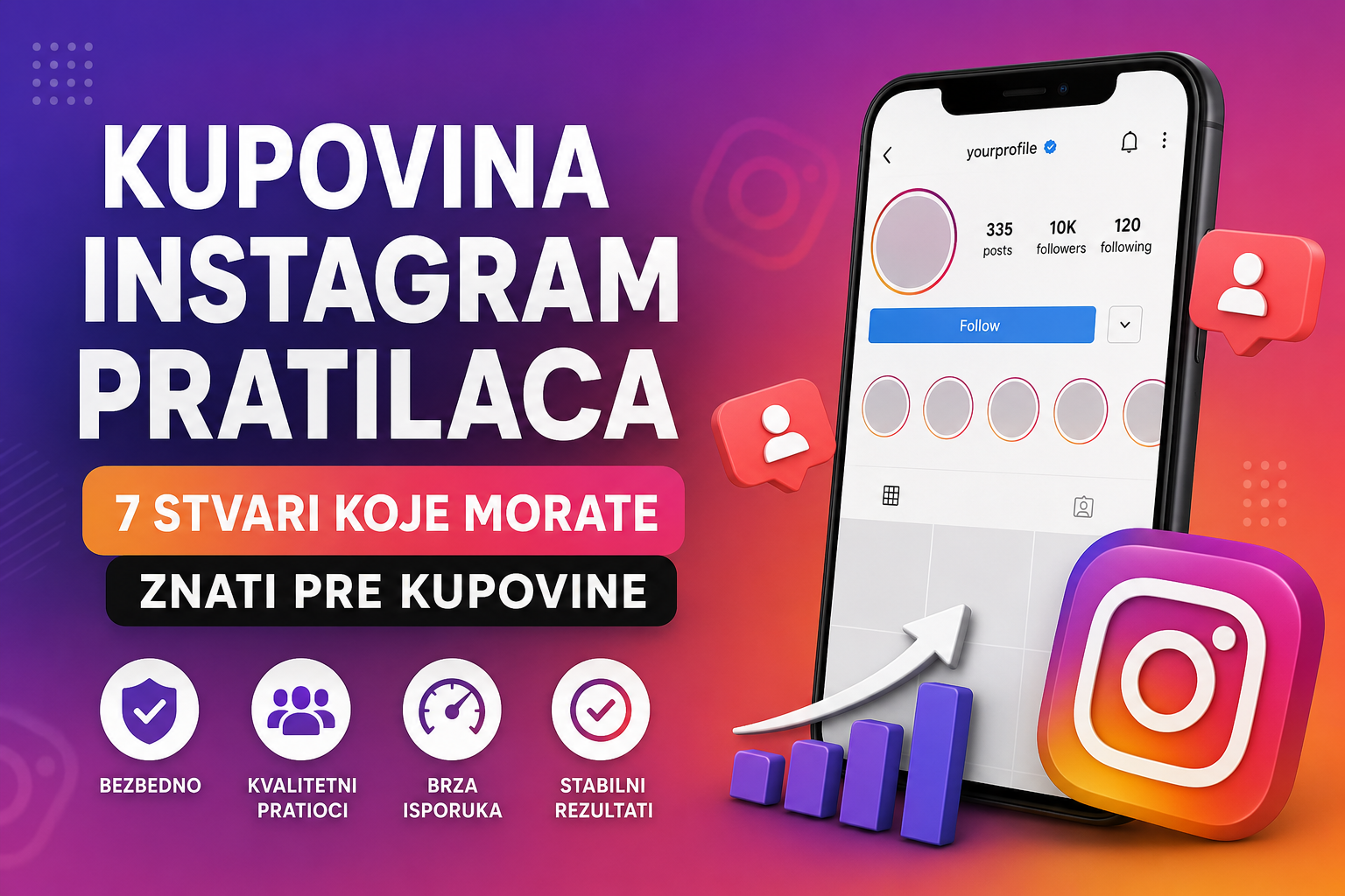 Kupovina Instagram pratilaca – 7 stvari koje treba znati pre kupovine