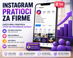 Instagram pratioci za firme – kako broj pratilaca utiče na poverenje kupaca