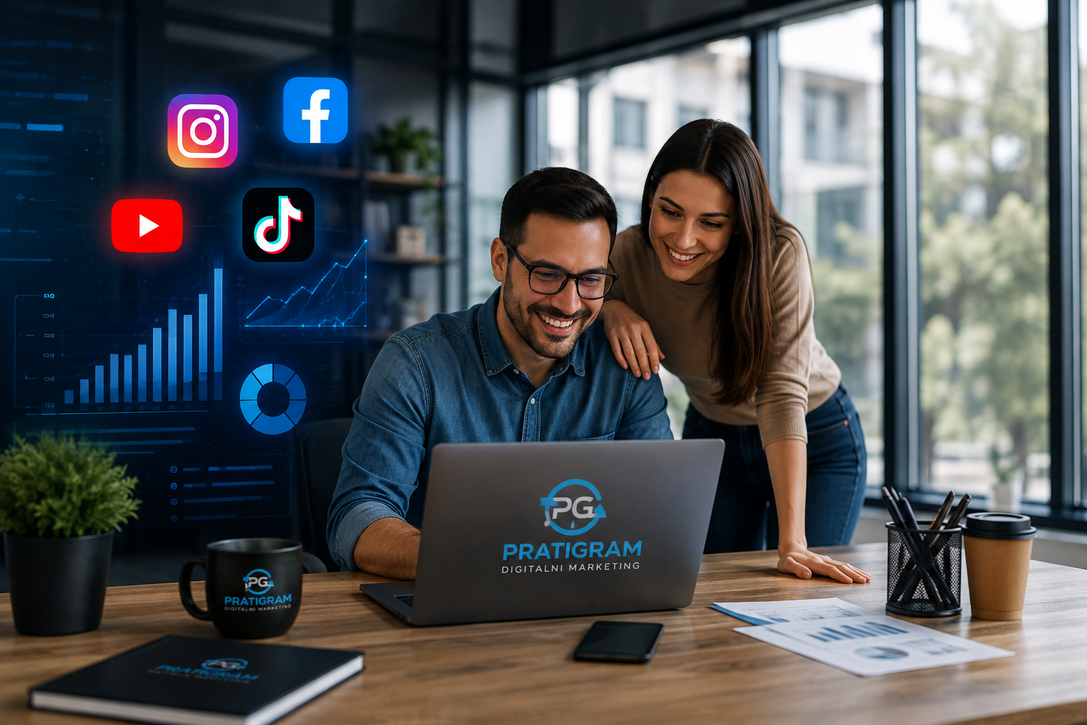 Pratigram tim za digitalni marketing i online promociju