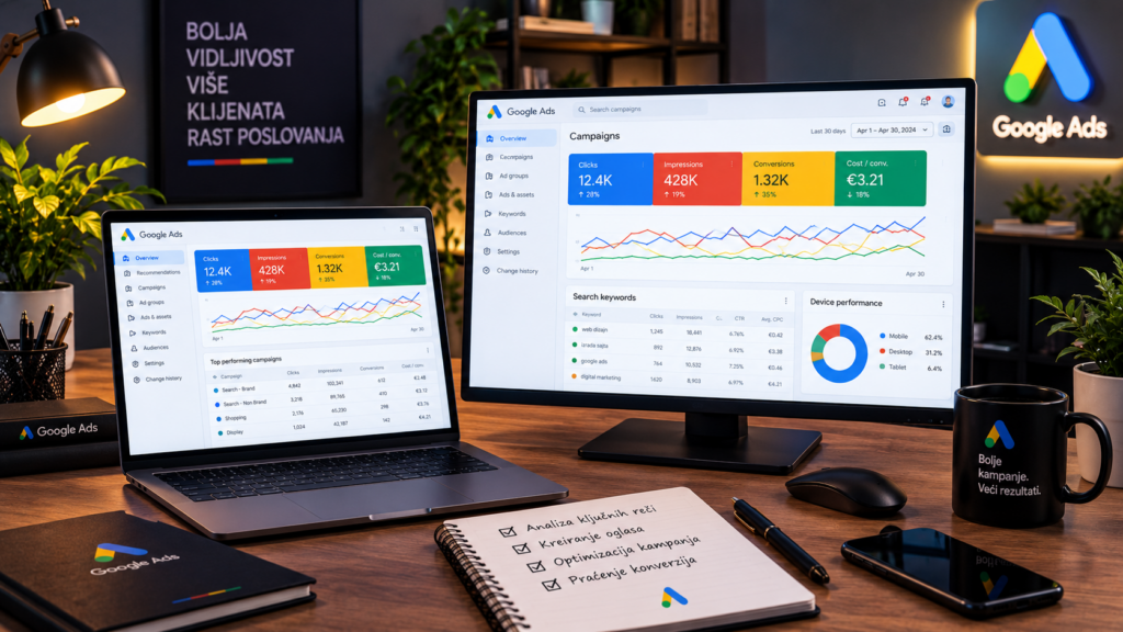 Analiza i optimizacija Google Ads kampanja