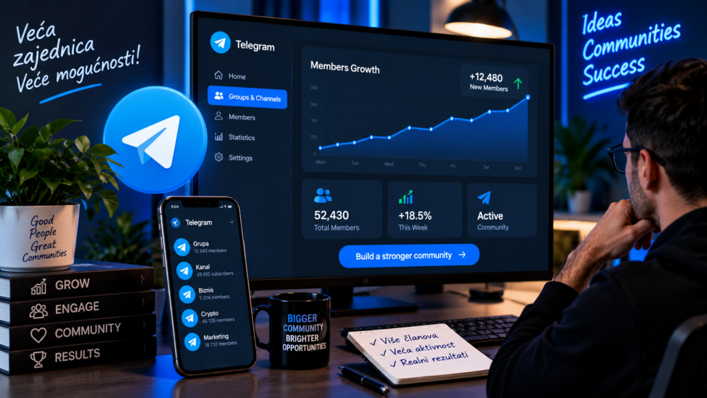 Telegram marketing i rast članova kanala