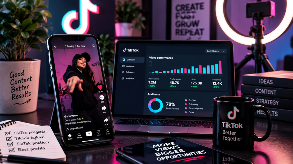 Promocija TikTok videa i razvoj profila