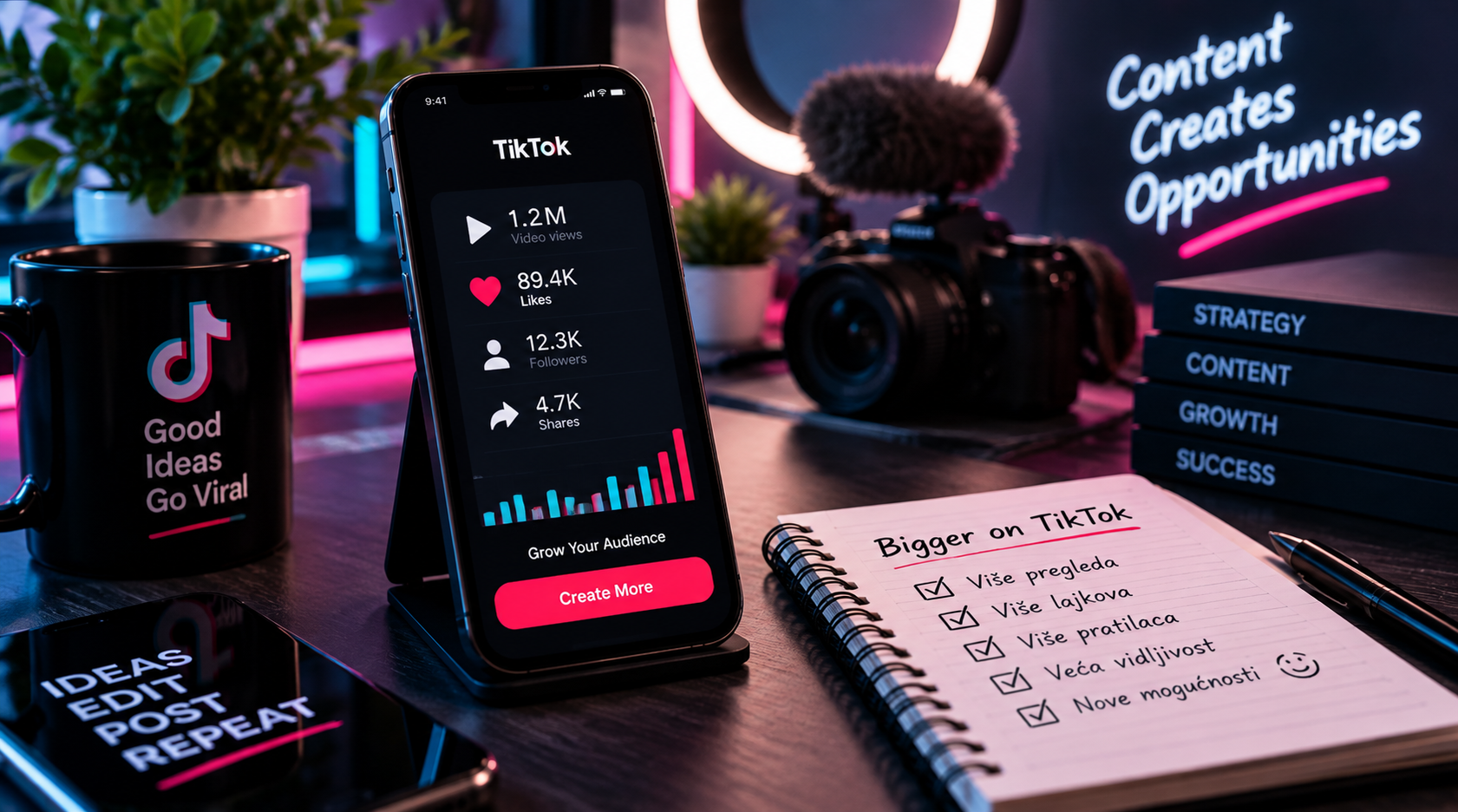 TikTok pratioci pregledi i lajkovi