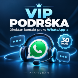 VIP podr&scaron;ka putem WhatsApp-a &ndash; 30 dana
